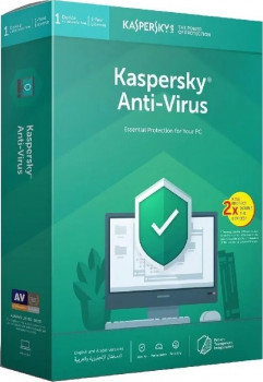 Kaspersky Antivirus 2019 for 1+1 User